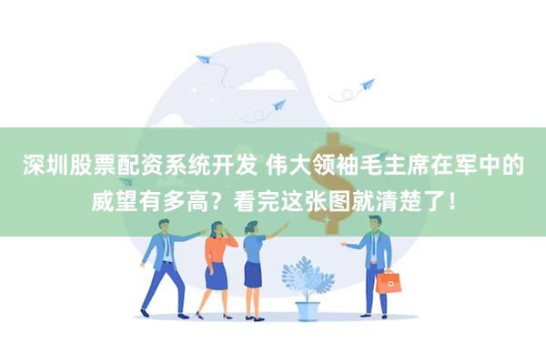 深圳股票配资系统开发 伟大领袖毛主席在军中的威望有多高？看完这张图就清楚了！