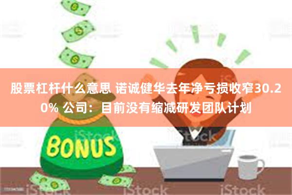 股票杠杆什么意思 诺诚健华去年净亏损收窄30.20% 公司：目前没有缩减研发团队计划